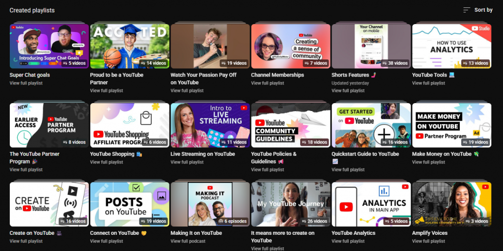 YouTube Playlists